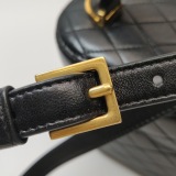 Saint Laurent Gaby Zip Around Vanity Bag Quilted Leather — thumbnail 13