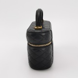 Saint Laurent Gaby Zip Around Vanity Bag Quilted Leather — thumbnail 4
