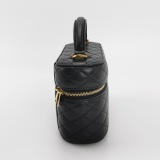Saint Laurent Gaby Zip Around Vanity Bag Quilted Leather — thumbnail 5
