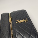 Saint Laurent Gaby Zip Around Vanity Bag Quilted Leather — thumbnail 10