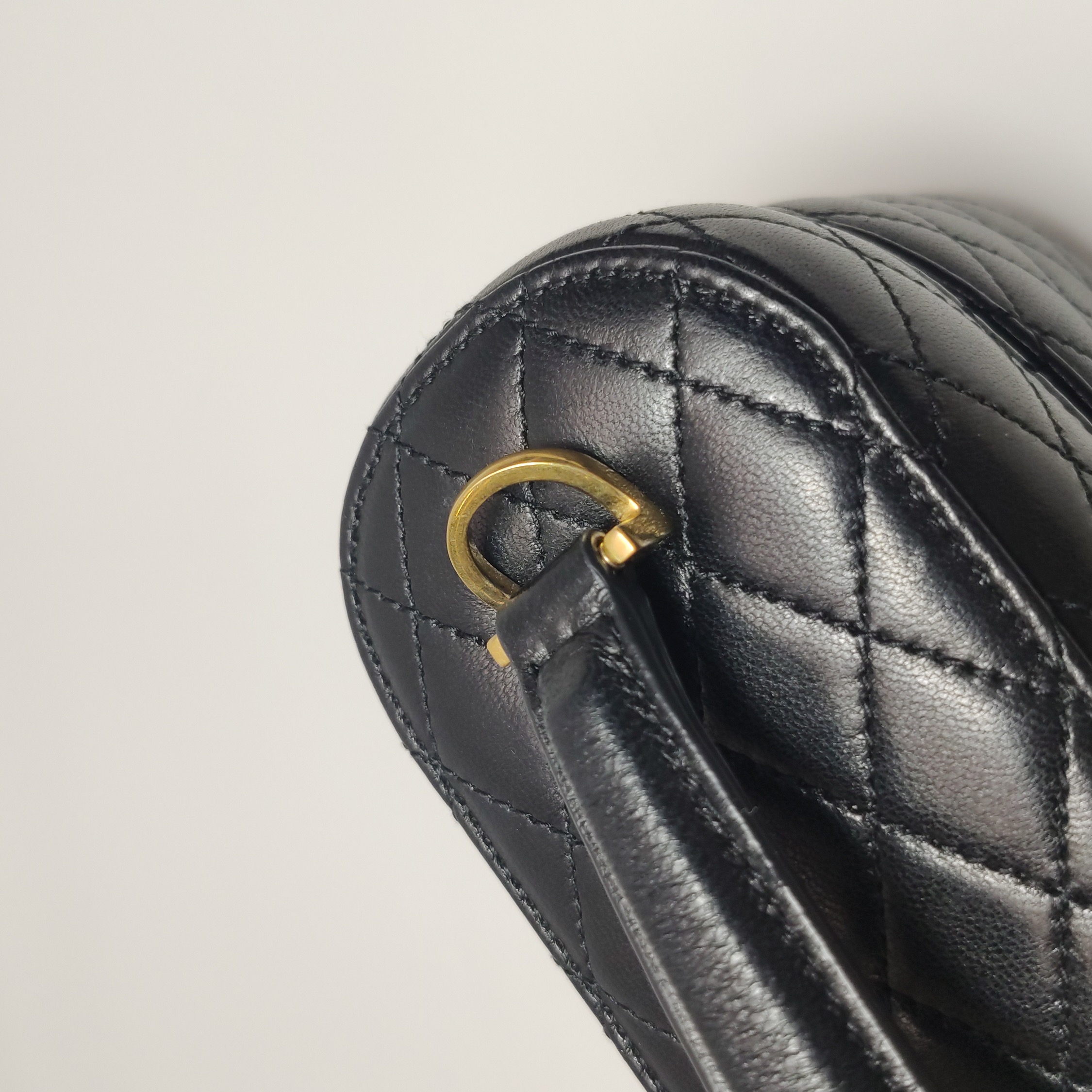 Saint Laurent Gaby Zip Around Vanity Bag Quilted Leather — photo 12 of 16