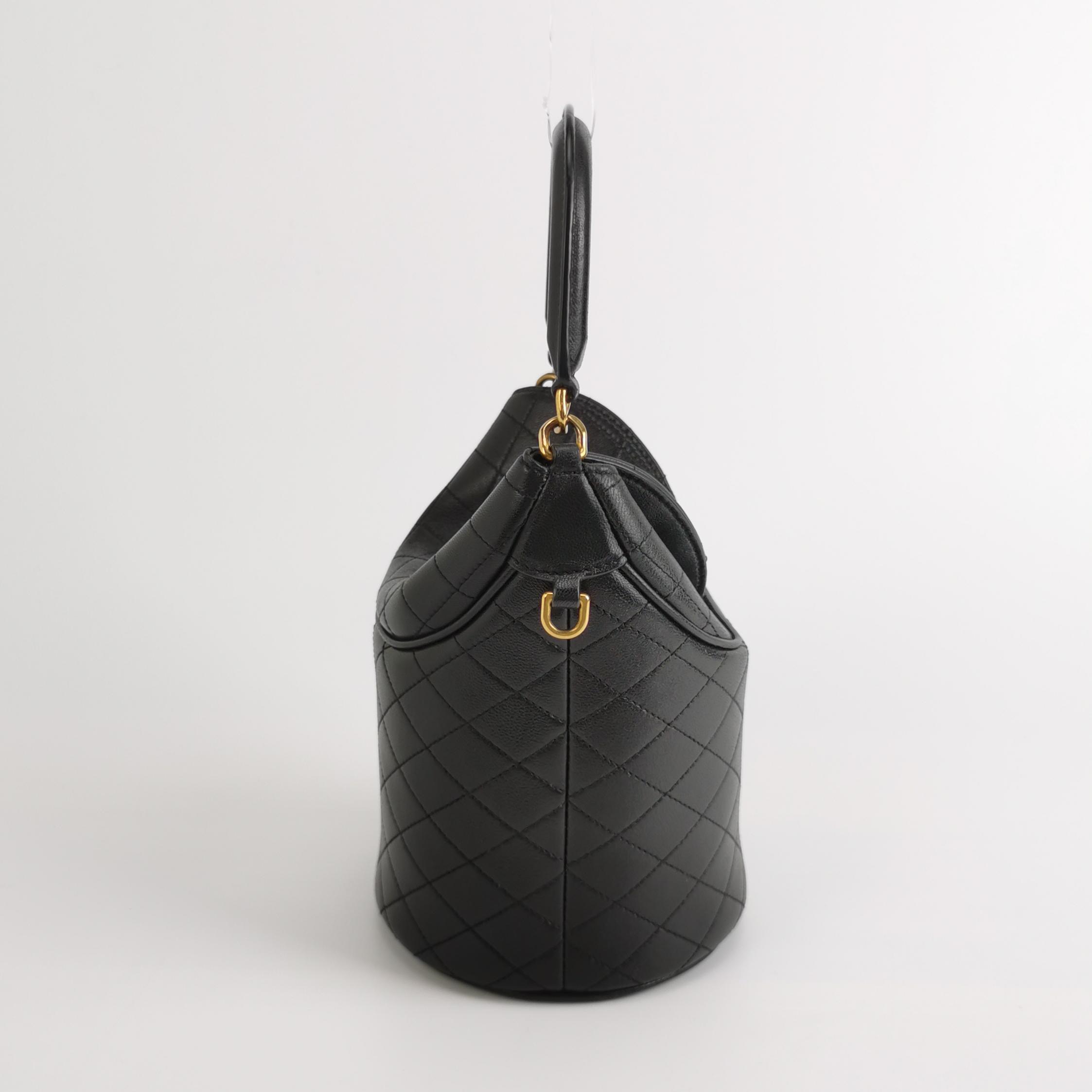 Saint Laurent Gaby Chain Bucket Bag Quilted Leather Mini — photo 4 of 15