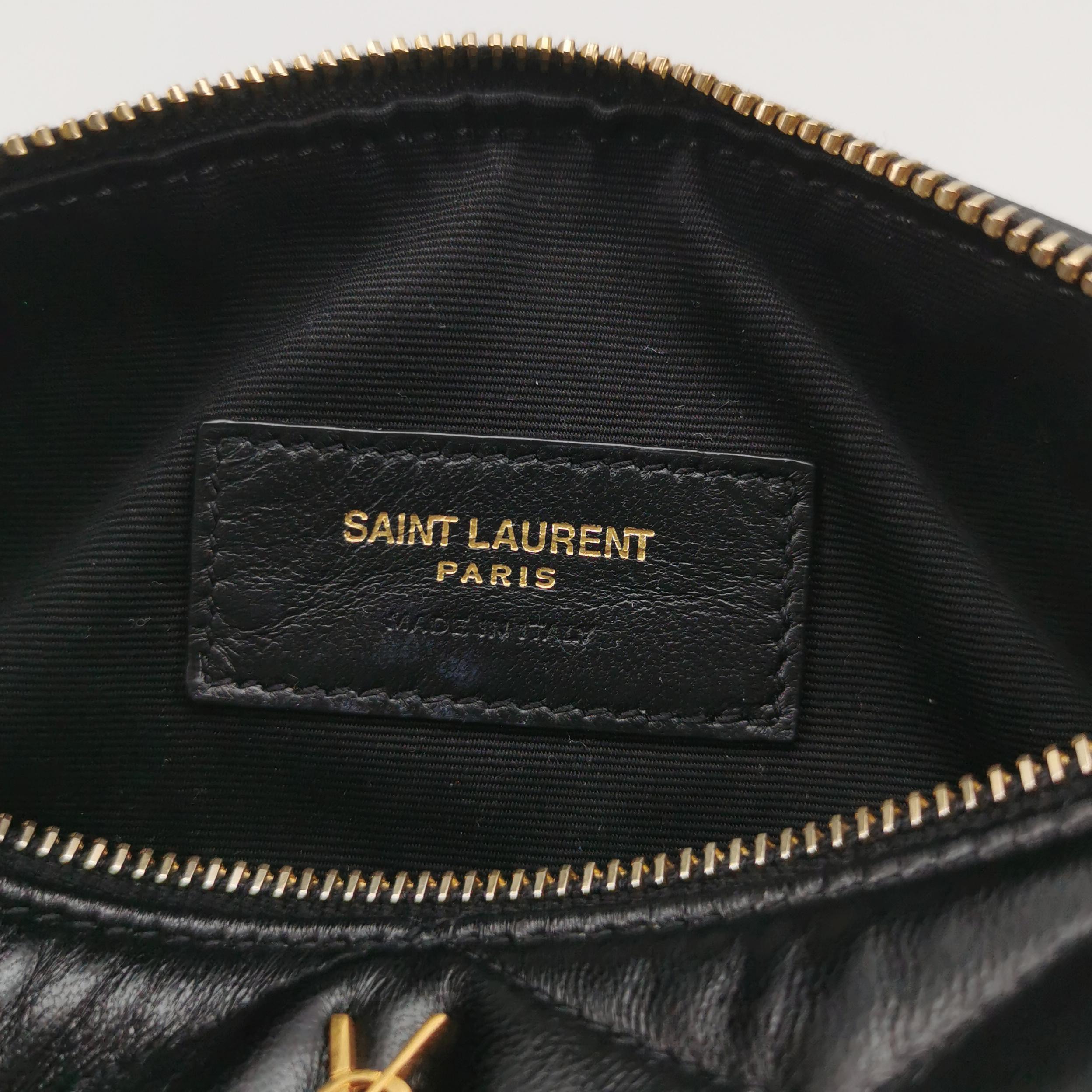 Saint Laurent Sade Tube Bag Quilted Leather Mini — photo 8 of 15