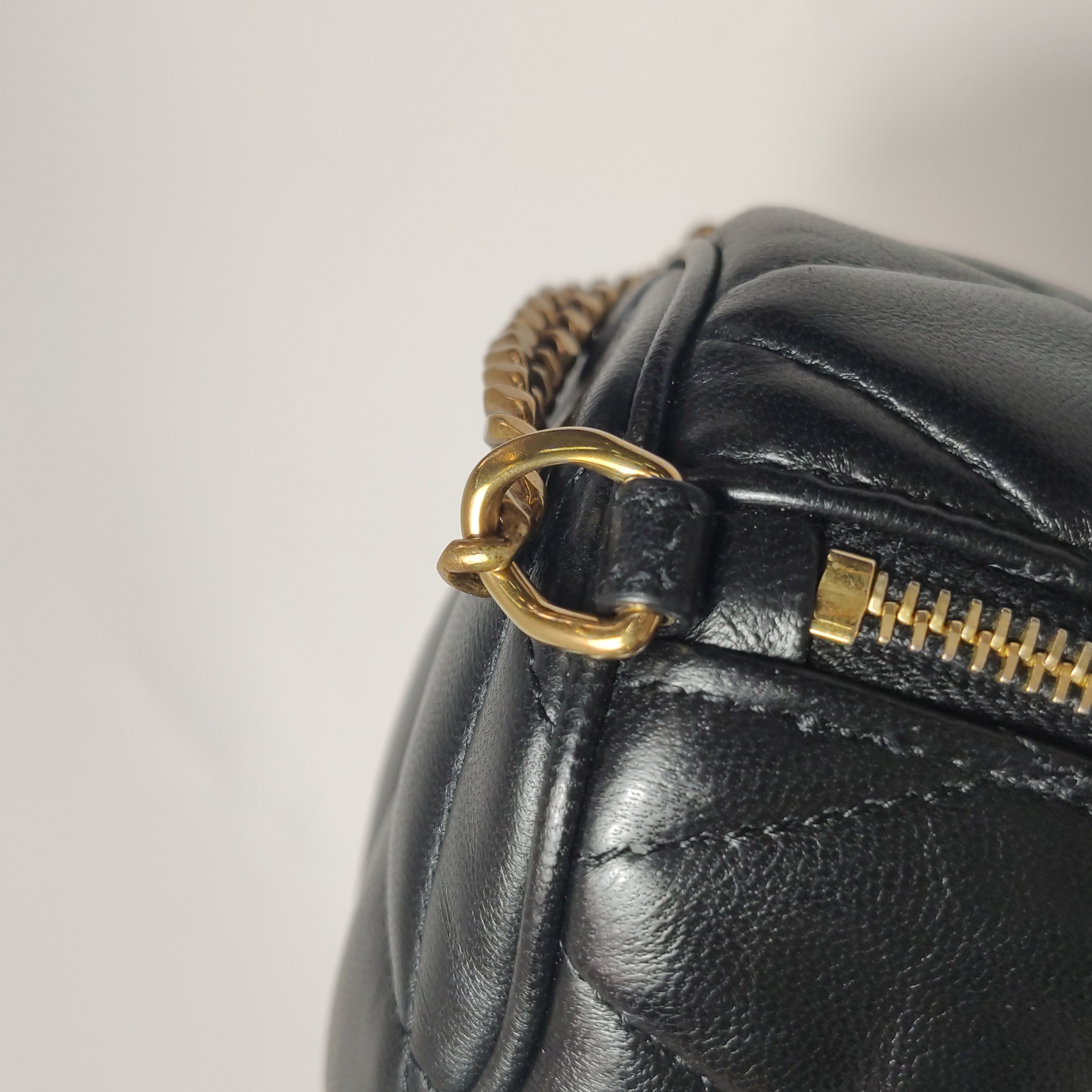Saint Laurent Sade Tube Bag Quilted Leather Mini — photo 11 of 15
