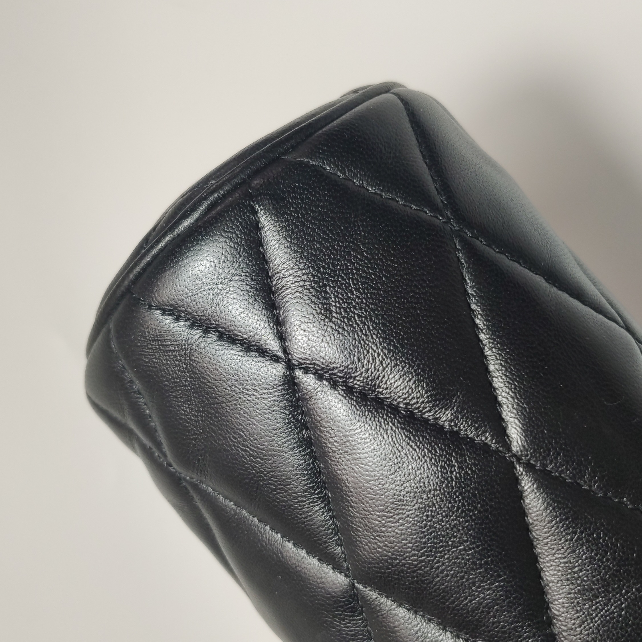 Saint Laurent Sade Tube Bag Quilted Leather Mini — photo 13 of 15