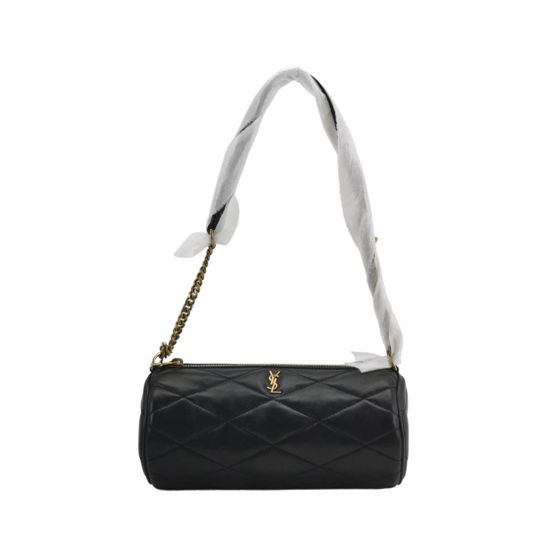 Saint Laurent Sade Tube Bag Quilted Leather Mini — pre-owned, Vierlot