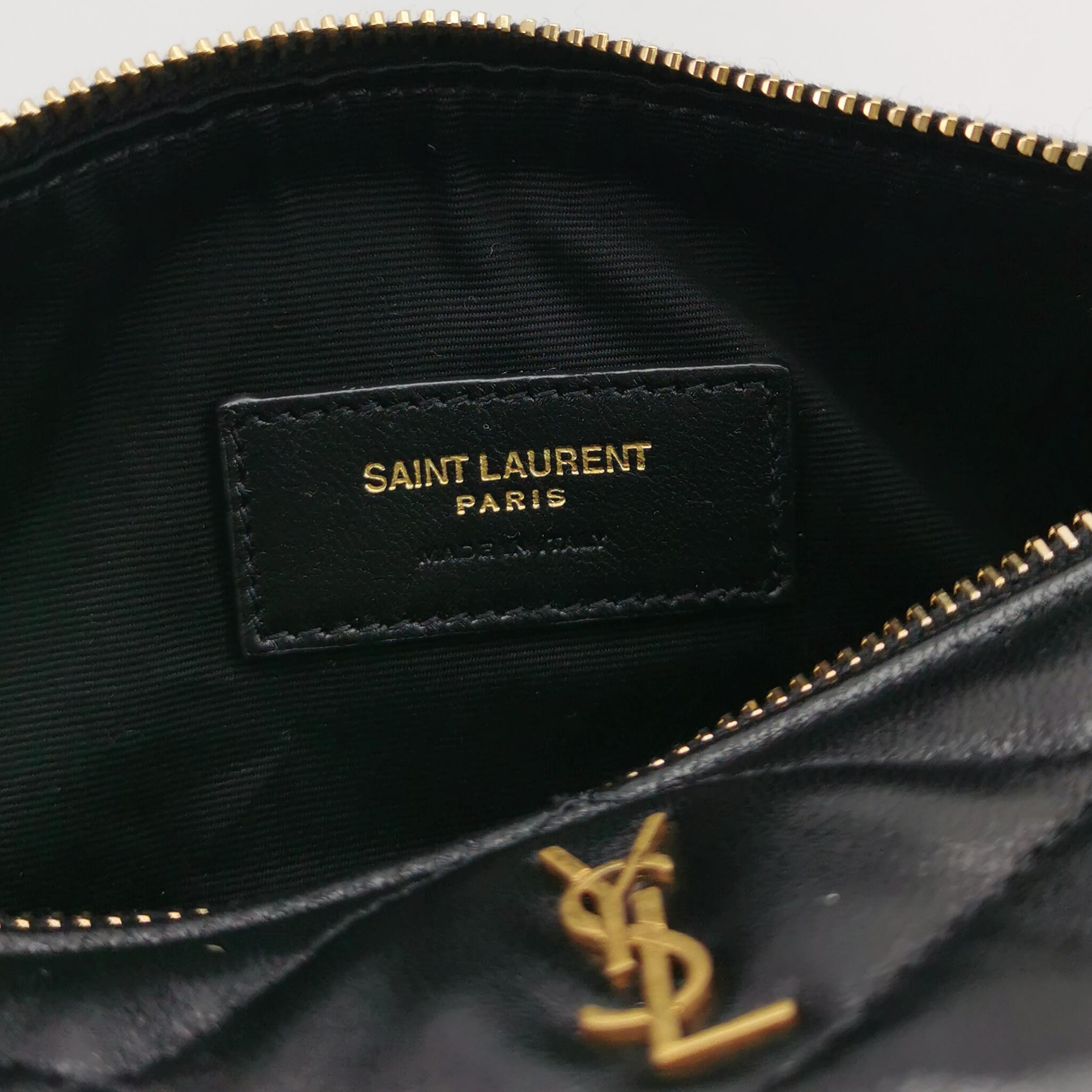 Saint Laurent Sade Tube Bag Quilted Leather Mini — photo 8 of 14