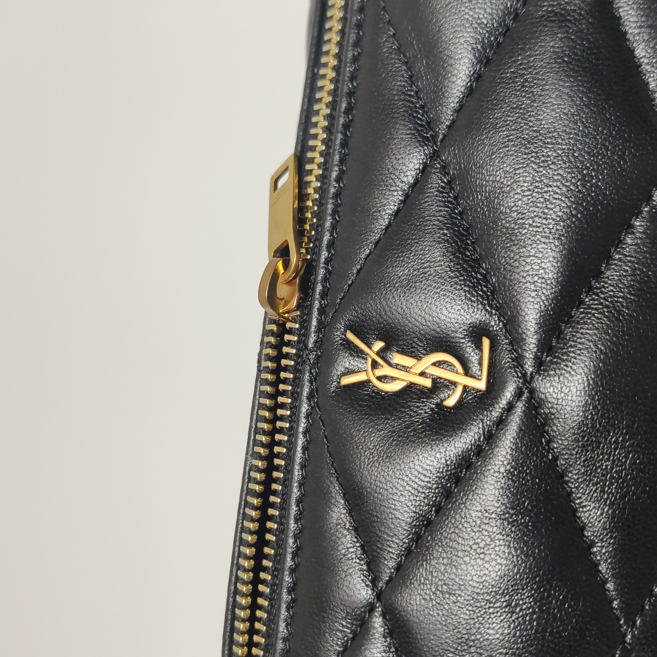 Saint Laurent Sade Tube Bag Quilted Leather Mini — photo 9 of 14
