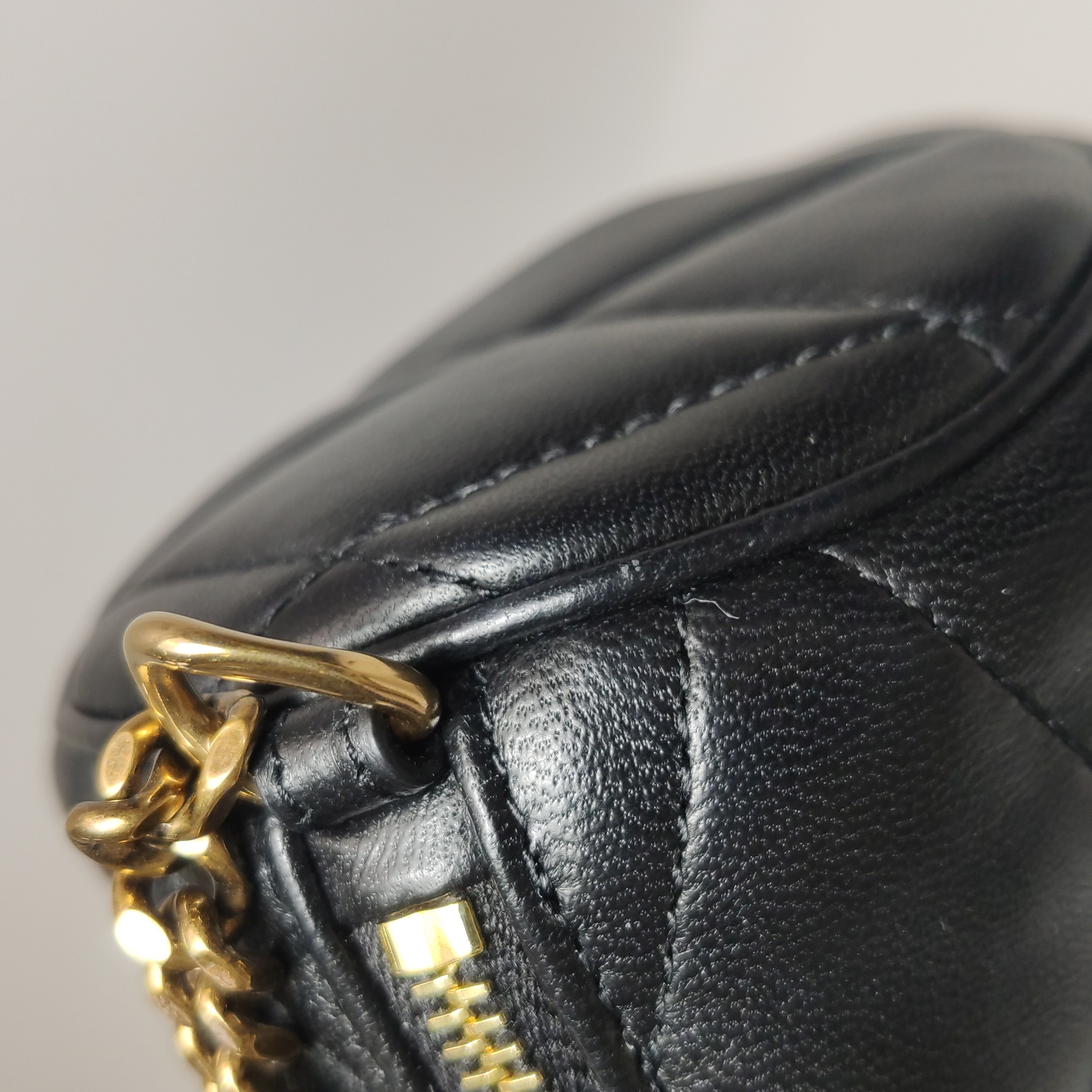 Saint Laurent Sade Tube Bag Quilted Leather Mini — photo 11 of 14
