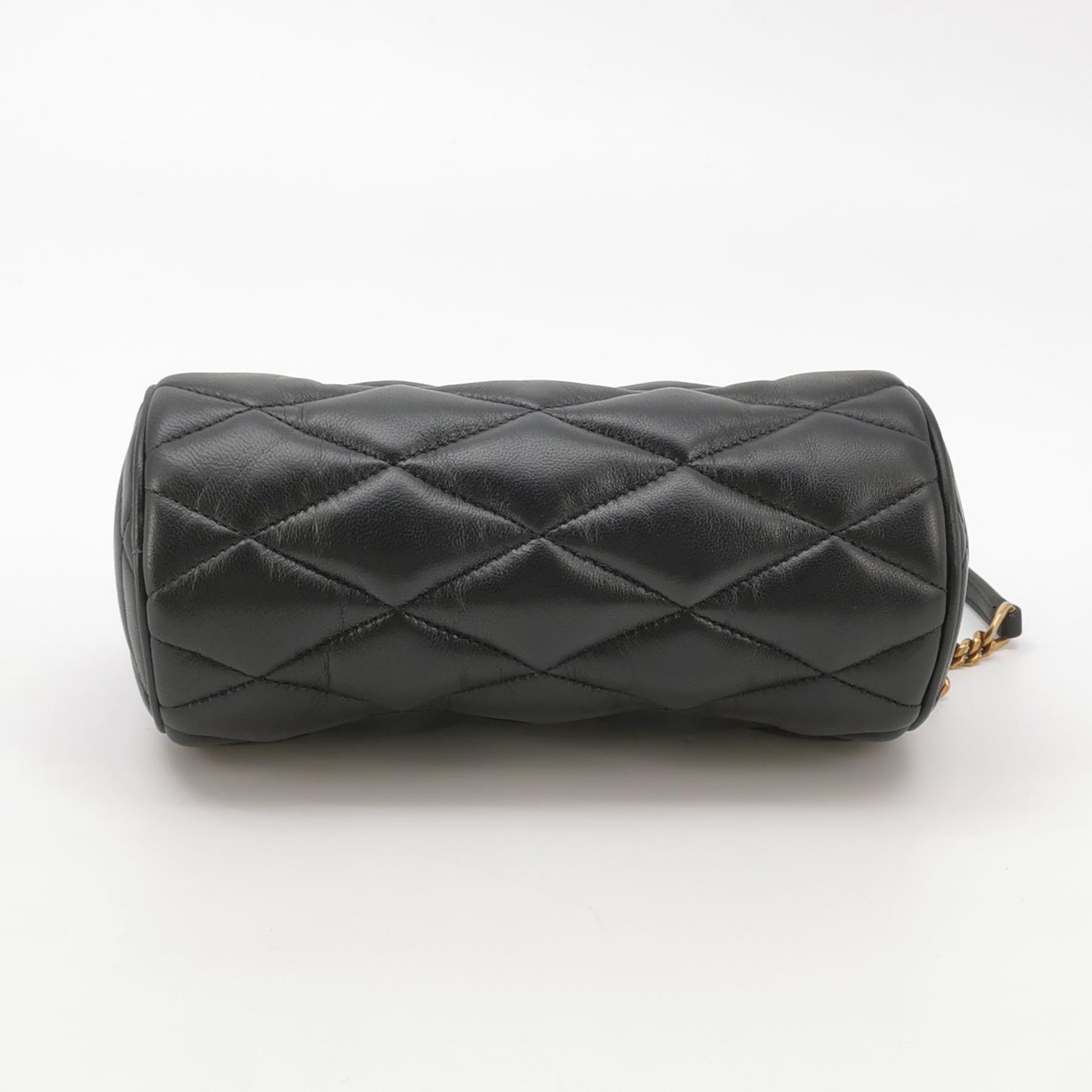 Saint Laurent Sade Tube Bag Quilted Leather Mini — photo 6 of 15