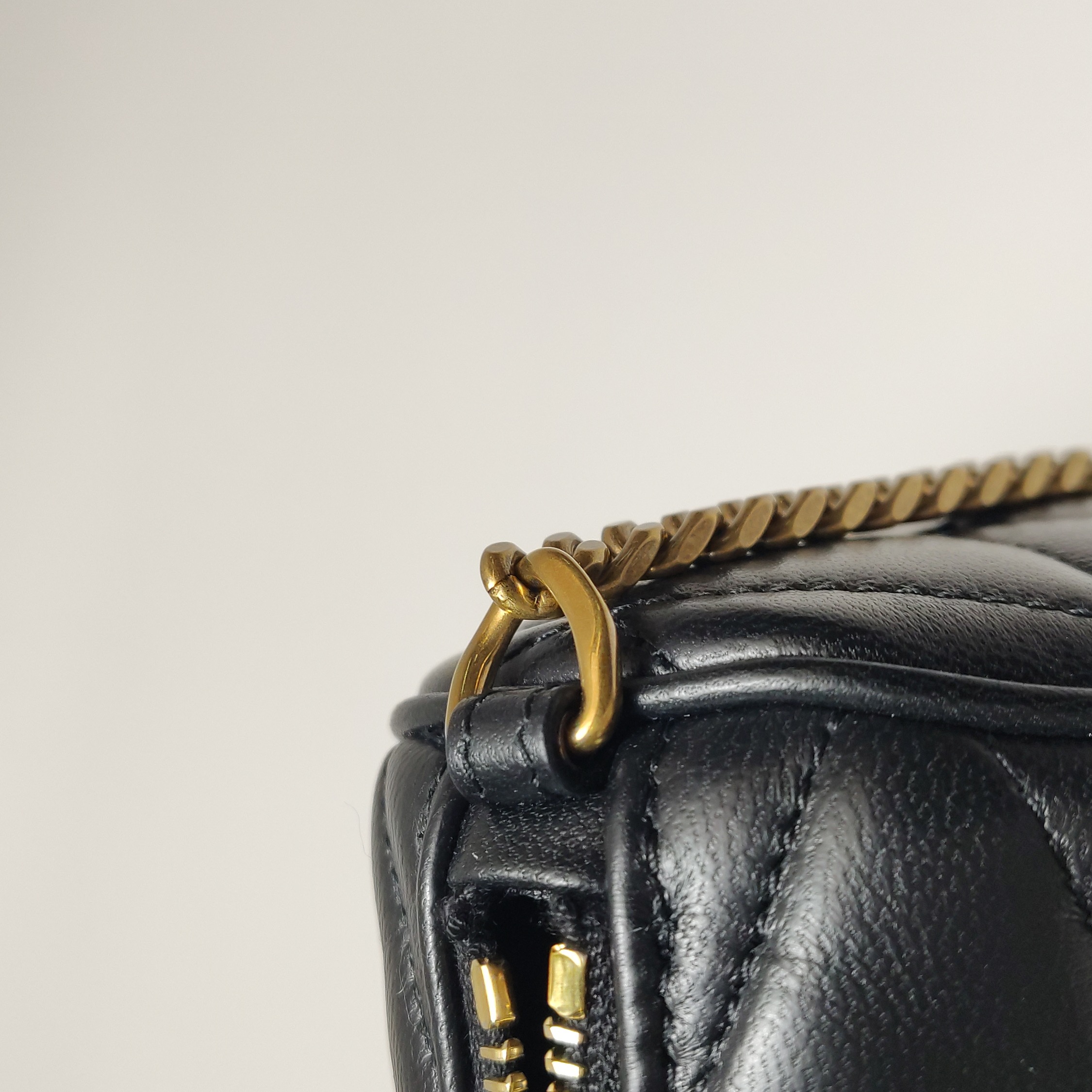 Saint Laurent Sade Tube Bag Quilted Leather Mini — photo 12 of 15