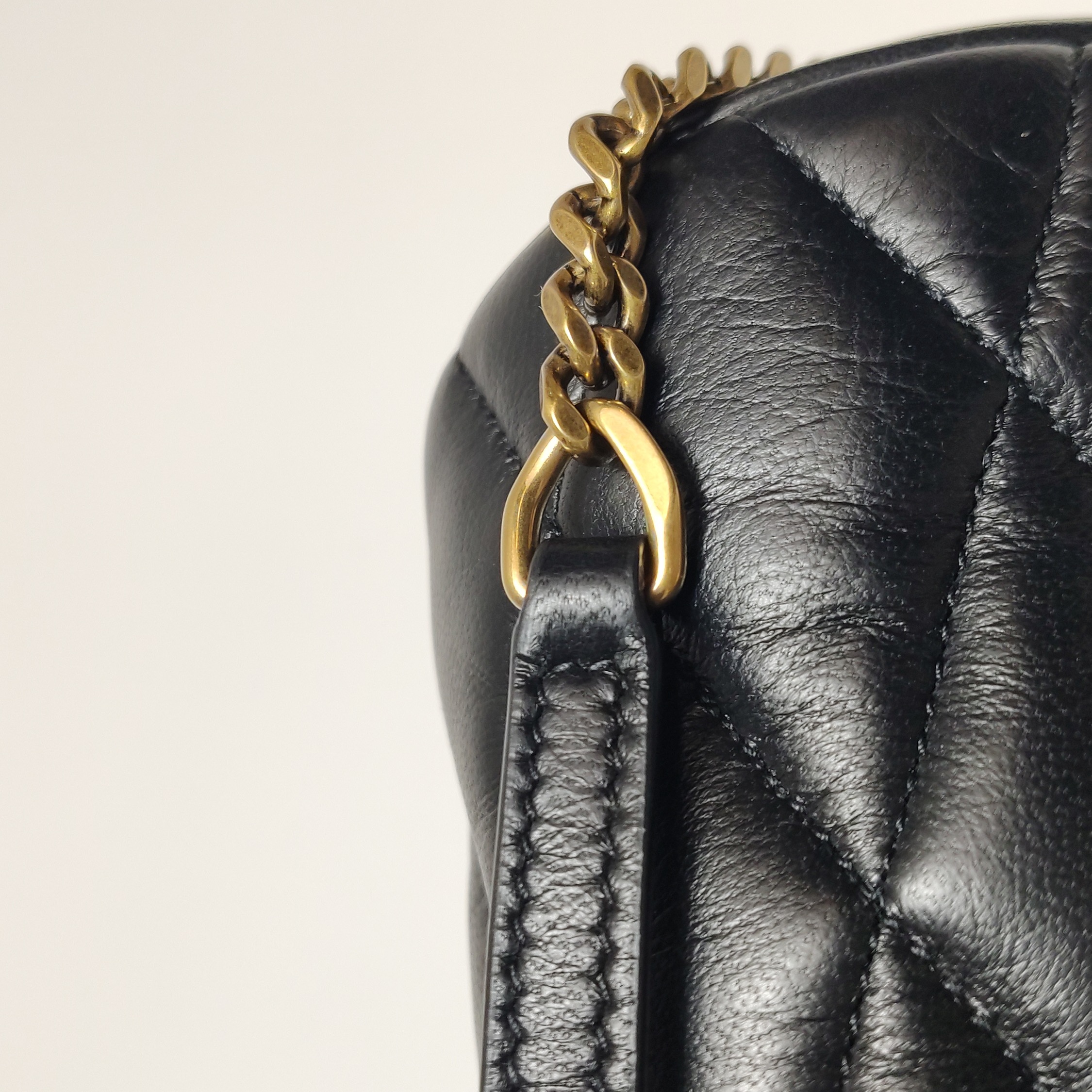 Saint Laurent Sade Tube Bag Quilted Leather Mini — photo 14 of 15