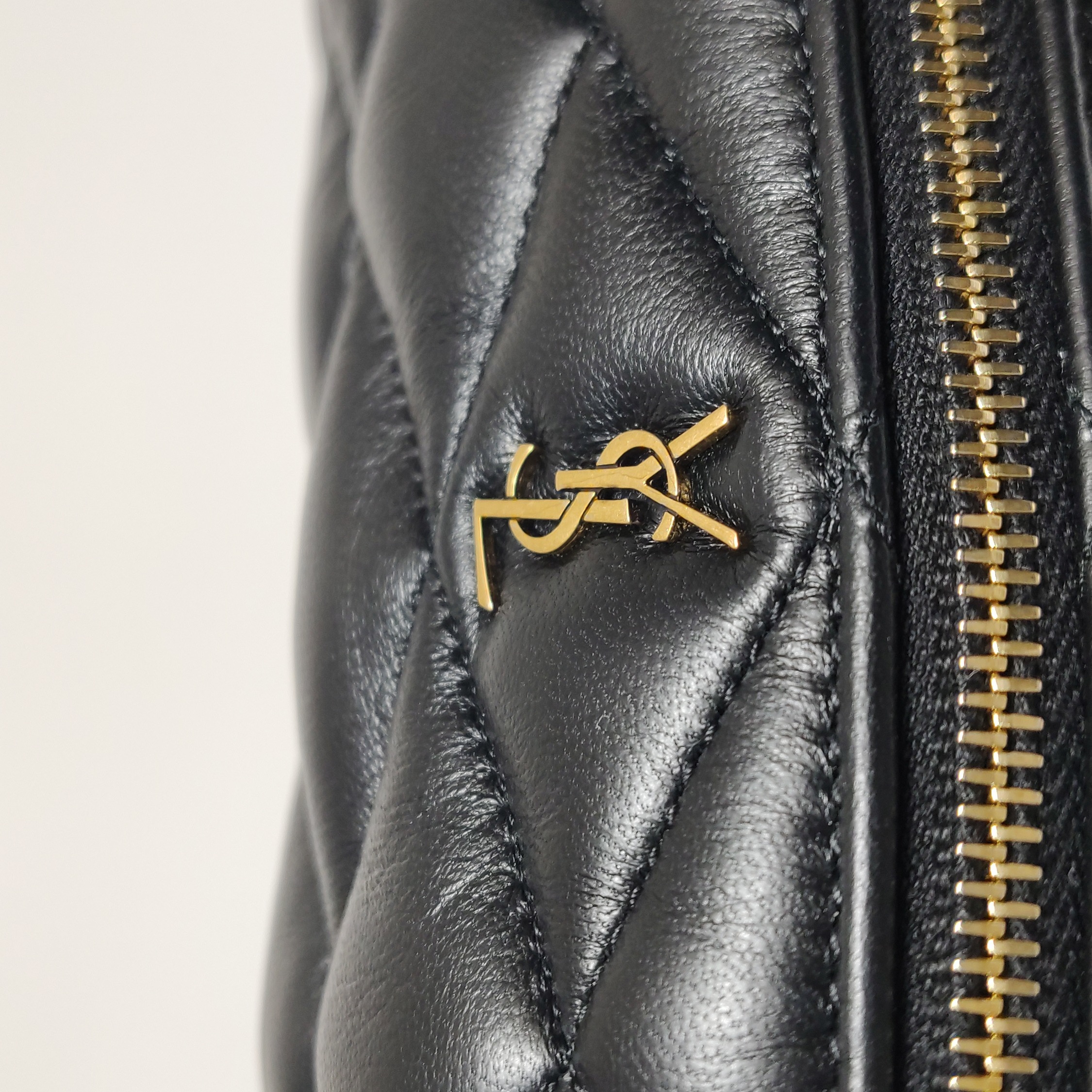 Saint Laurent Sade Tube Bag Quilted Leather Mini — photo 9 of 15