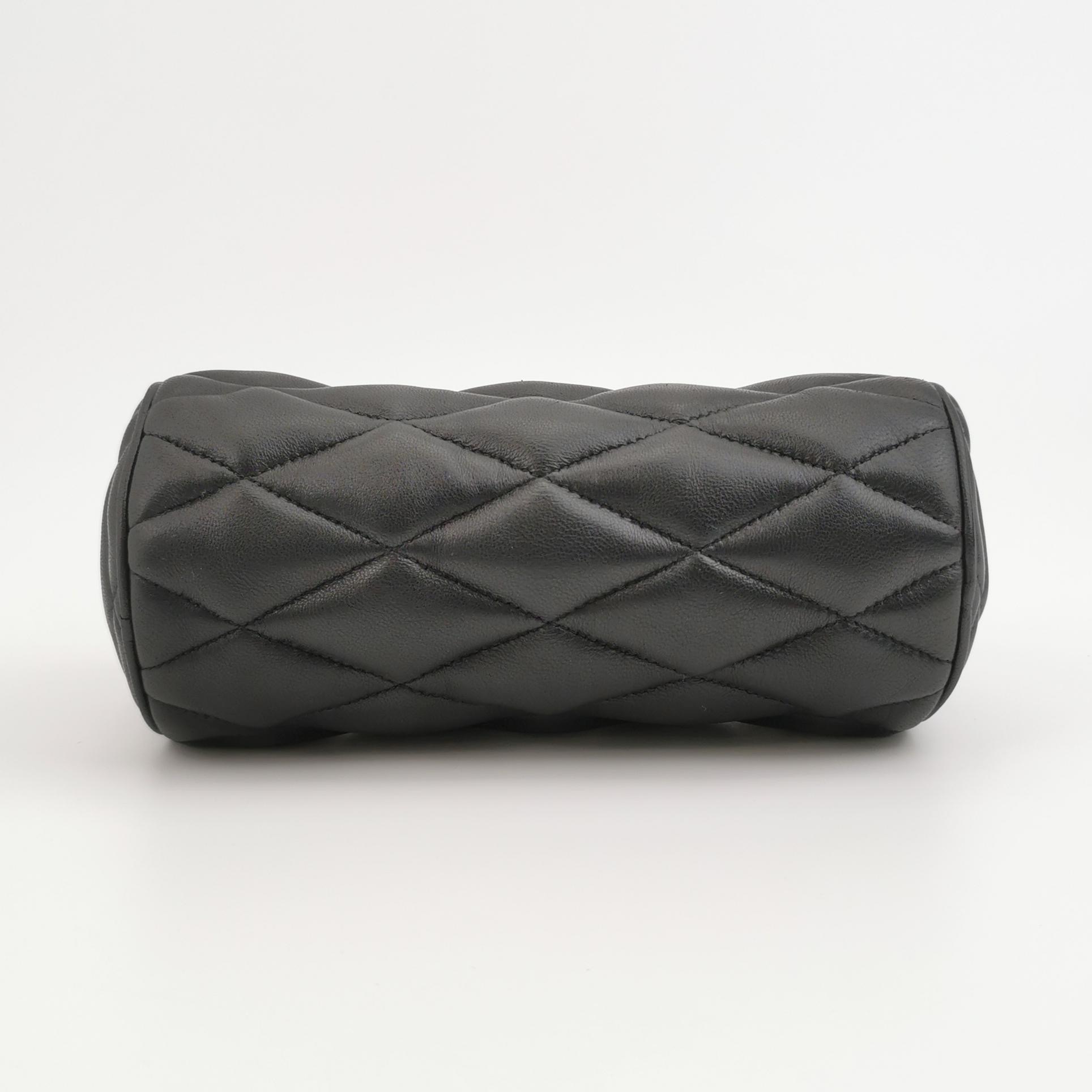 Saint Laurent Sade Tube Bag Quilted Leather Mini — photo 6 of 16