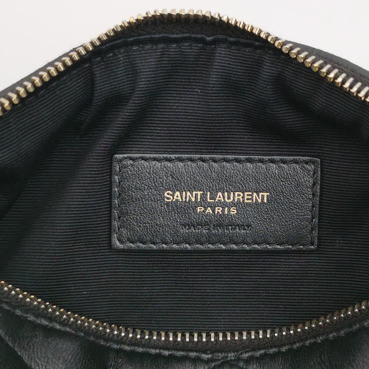 Saint Laurent Sade Tube Bag Quilted Leather Mini — photo 8 of 16