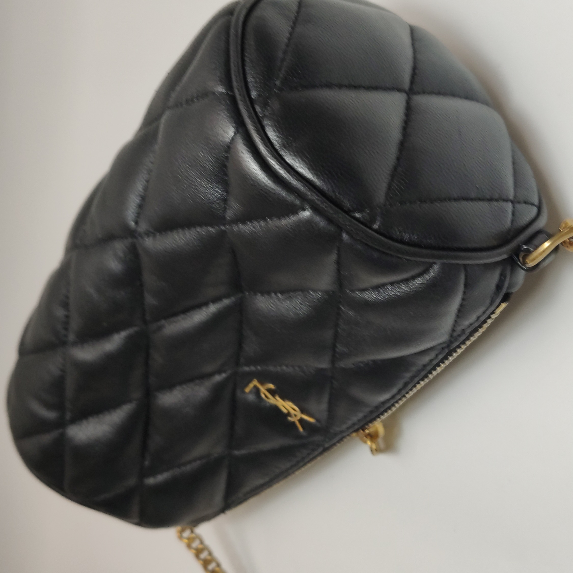 Saint Laurent Sade Tube Bag Quilted Leather Mini — photo 16 of 16