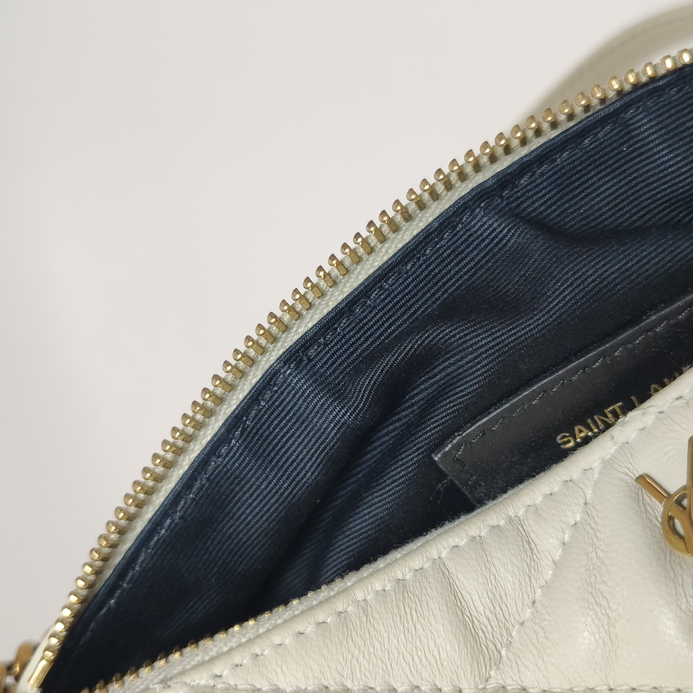 Saint Laurent Sade Tube Bag Quilted Leather Mini — photo 9 of 16