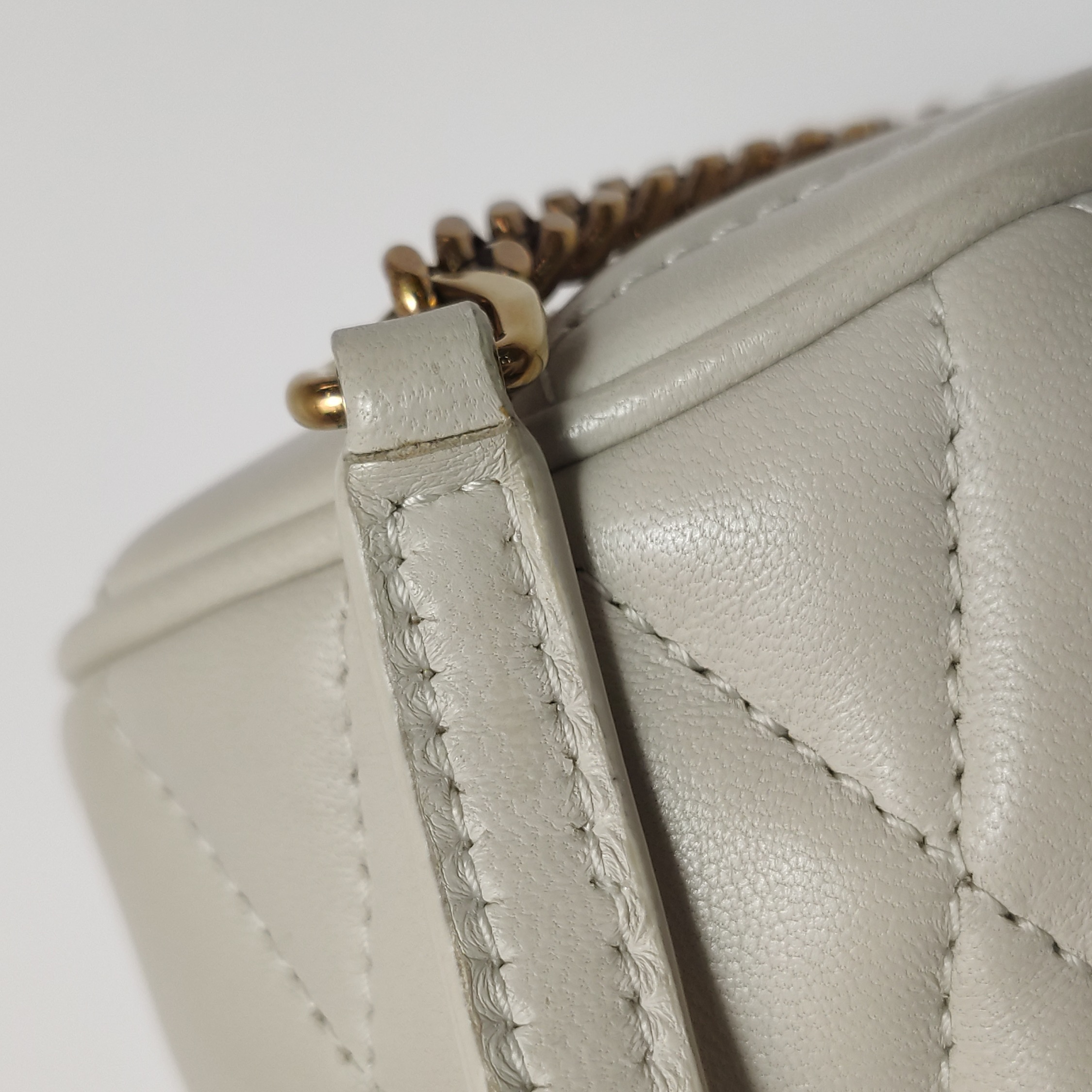 Saint Laurent Sade Tube Bag Quilted Leather Mini — photo 13 of 16