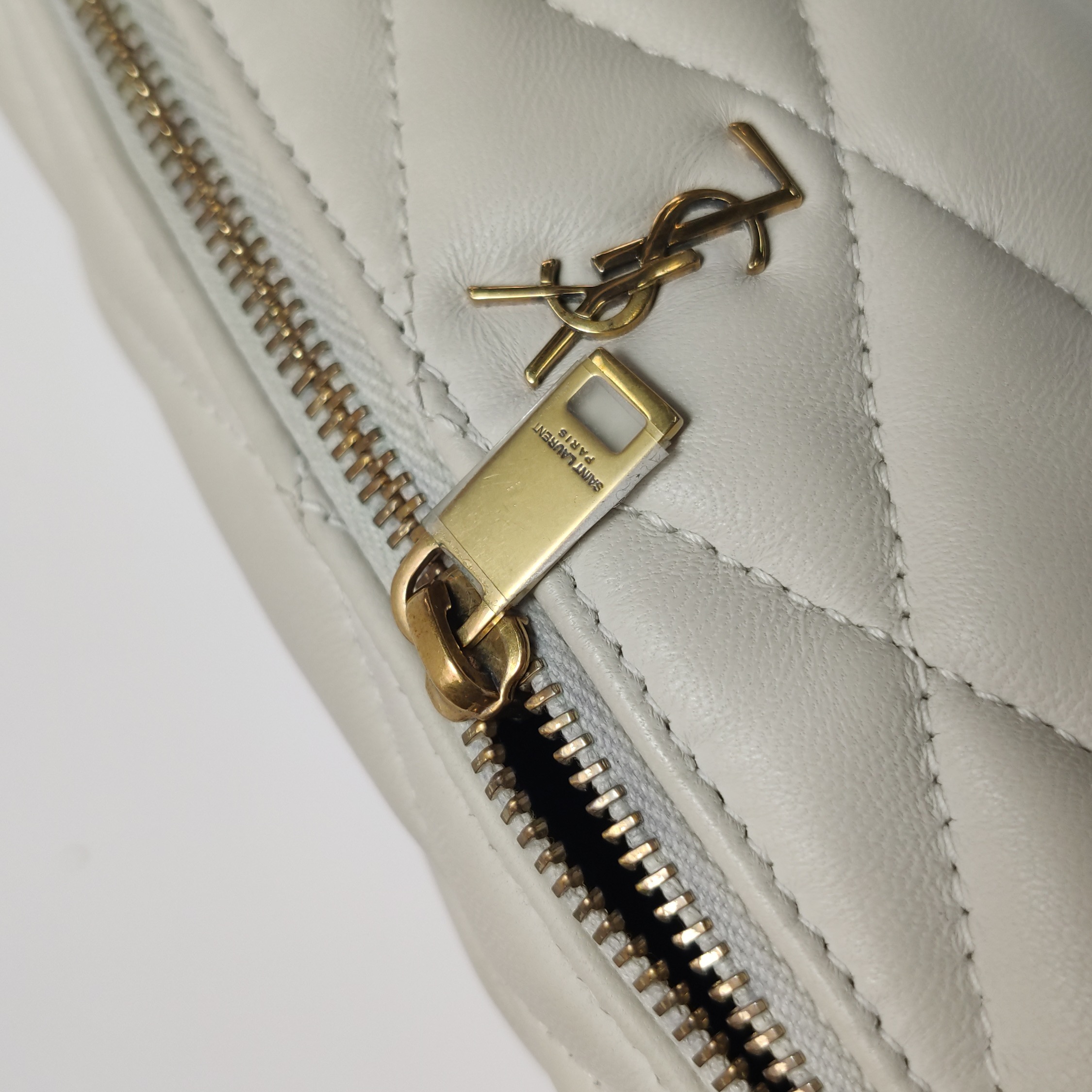 Saint Laurent Sade Tube Bag Quilted Leather Mini — photo 14 of 16