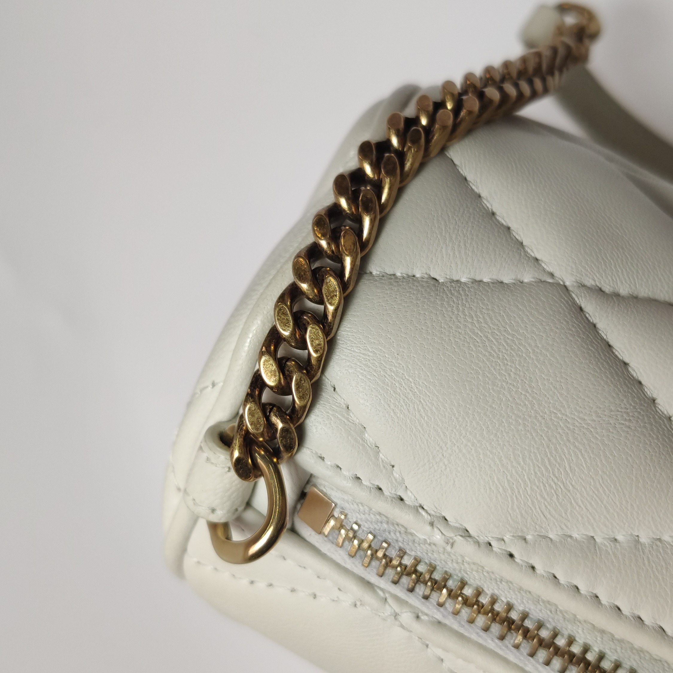 Saint Laurent Sade Tube Bag Quilted Leather Mini — photo 12 of 16