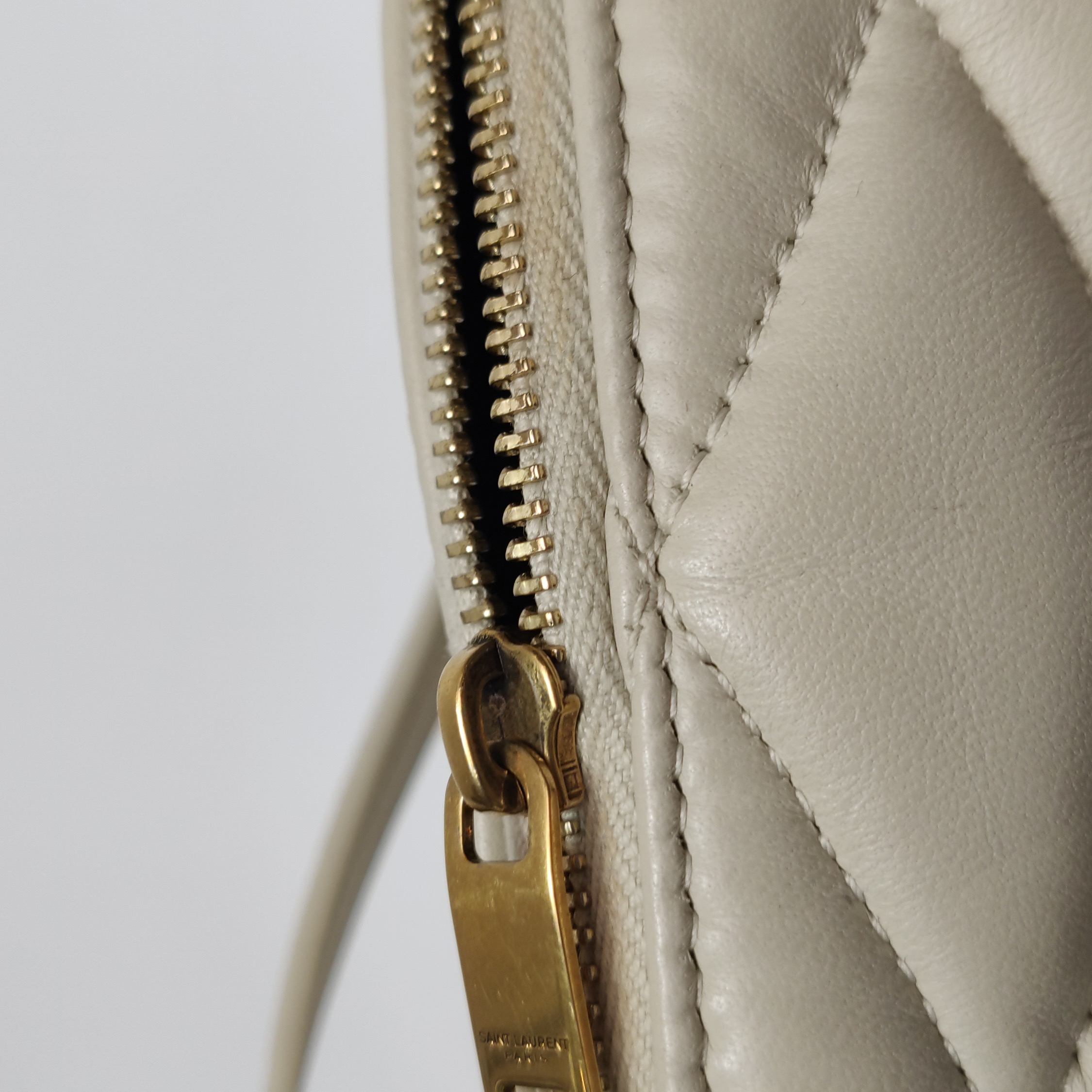 Saint Laurent Sade Tube Bag Quilted Leather Mini — photo 13 of 16