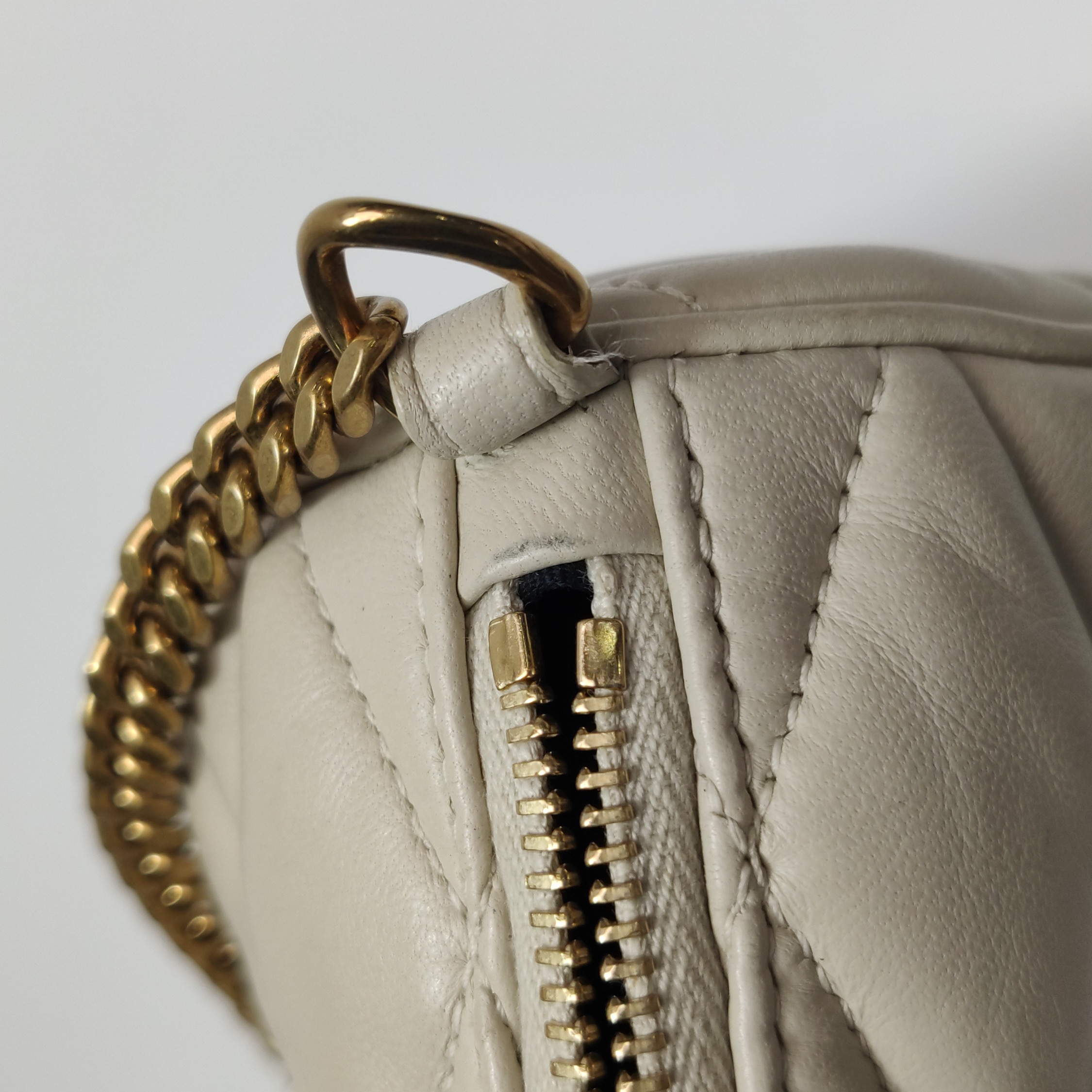 Saint Laurent Sade Tube Bag Quilted Leather Mini — photo 11 of 16