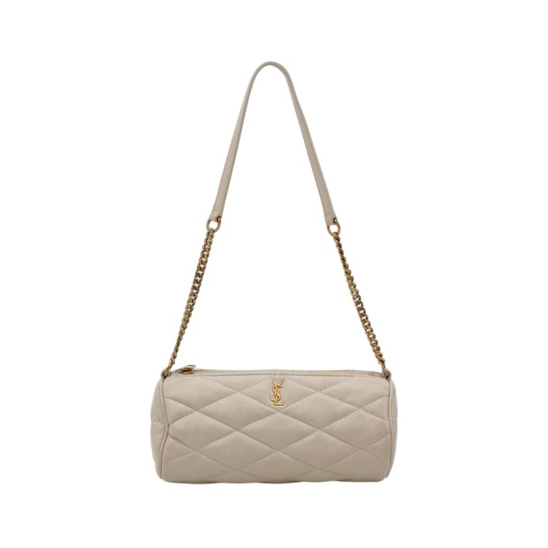 Saint Laurent Sade Tube Bag Quilted Leather Mini — pre-owned, Vierlot