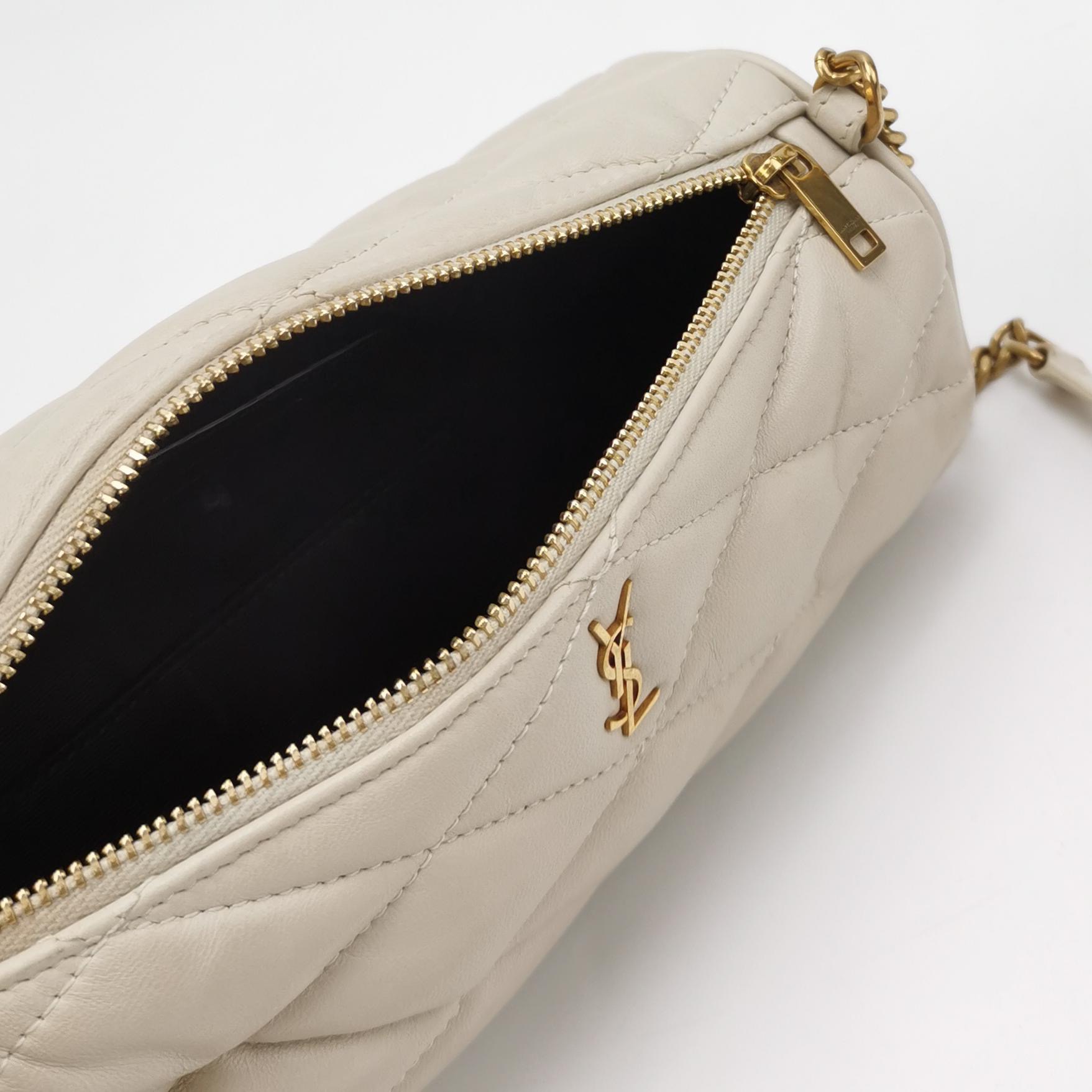 Saint Laurent Sade Tube Bag Quilted Leather Mini — photo 7 of 16