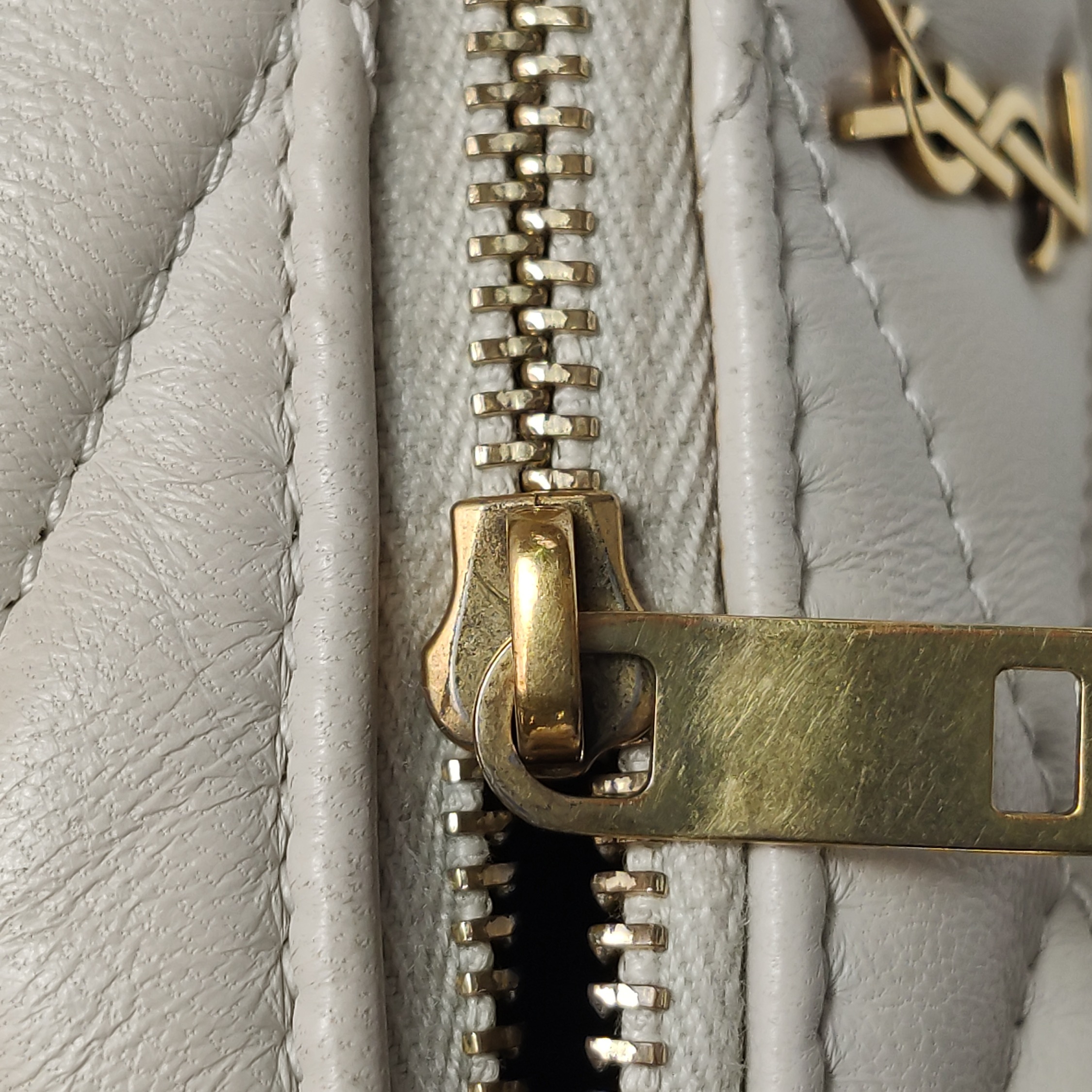 Saint Laurent Sade Tube Bag Quilted Leather Mini — photo 10 of 16