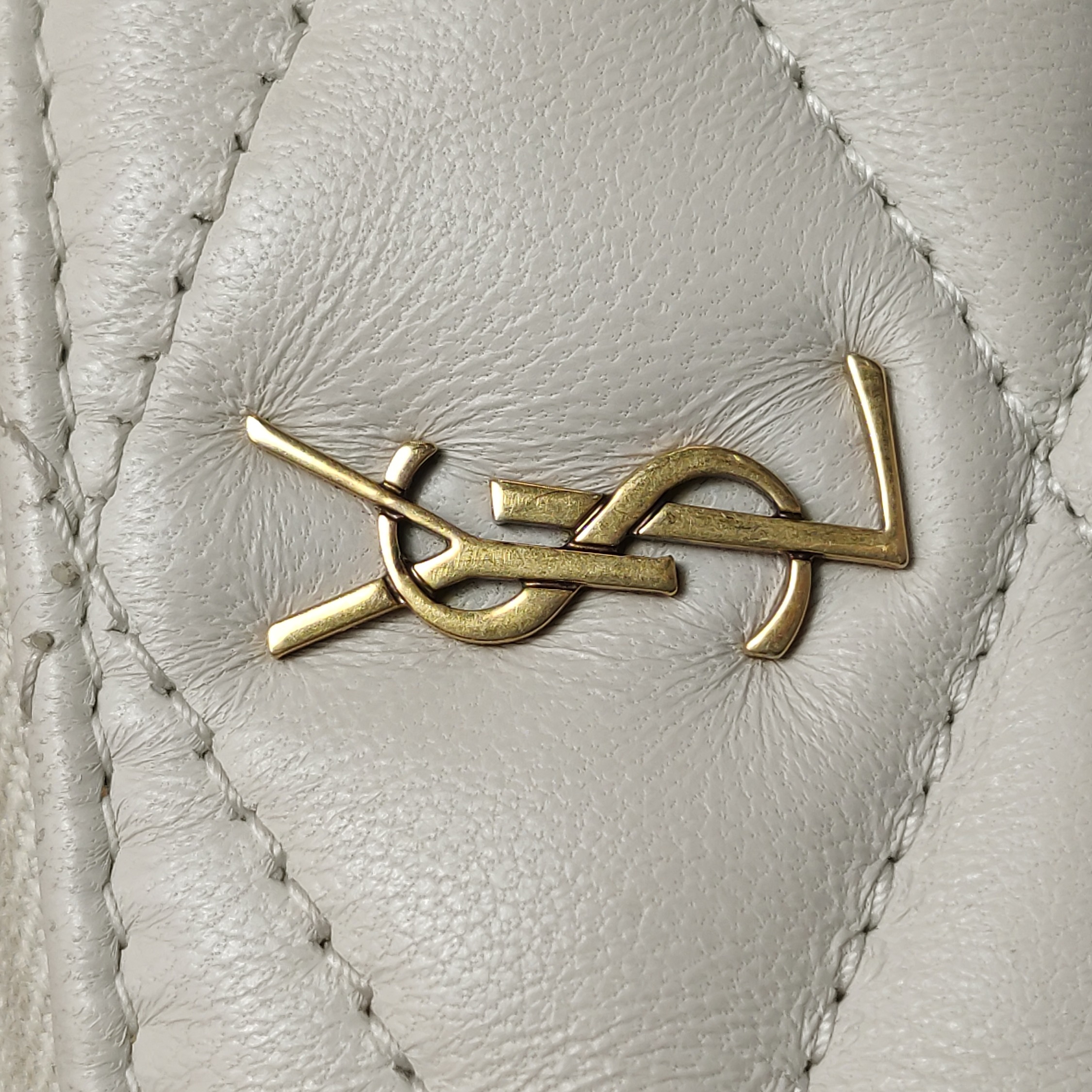 Saint Laurent Sade Tube Bag Quilted Leather Mini — photo 9 of 16