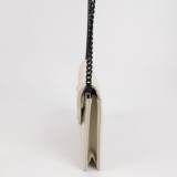 Saint Laurent Classic Monogram Wallet on Chain Matelasse Chevron Leather Small — thumbnail 4