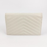 Saint Laurent Classic Monogram Wallet on Chain Matelasse Chevron Leather Small — thumbnail 3