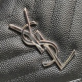 Saint Laurent Classic Monogram Envelope Satchel Matelasse Chevron Leather — thumbnail 9