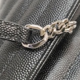 Saint Laurent Classic Monogram Envelope Satchel Matelasse Chevron Leather — thumbnail 12