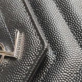 Saint Laurent Classic Monogram Envelope Satchel Matelasse Chevron Leather — thumbnail 11