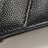 Saint Laurent Classic Monogram Envelope Satchel Matelasse Chevron Leather — thumbnail 14