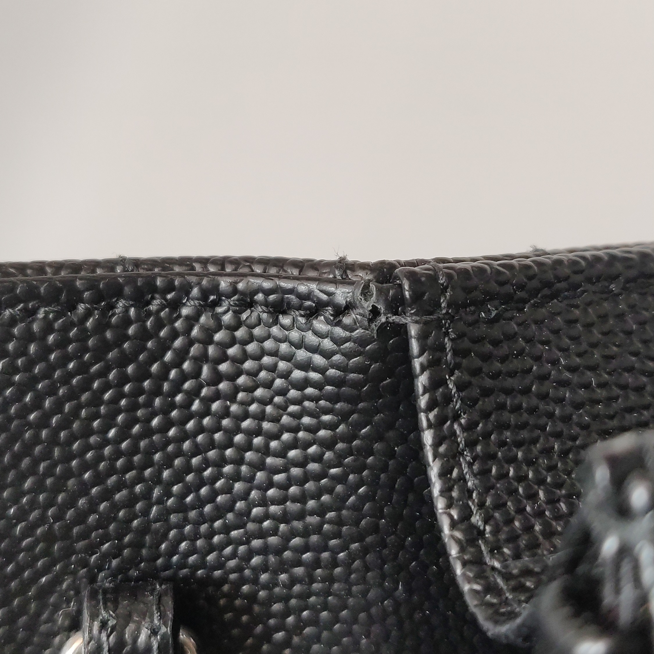 Saint Laurent Classic Monogram Envelope Satchel Matelasse Chevron Leather — photo 15 of 16