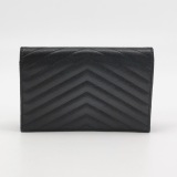 Saint Laurent Classic Monogram Envelope Satchel Matelasse Chevron Leather — thumbnail 2