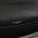 Saint Laurent Classic Monogram Envelope Satchel Matelasse Chevron Leather — thumbnail 8