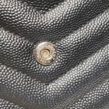 Saint Laurent Classic Monogram Envelope Satchel Matelasse Chevron Leather — thumbnail 18