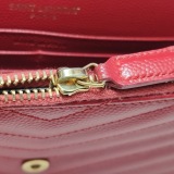 Saint Laurent Classic Monogram Envelope Satchel Matelasse Chevron Leather — thumbnail 10