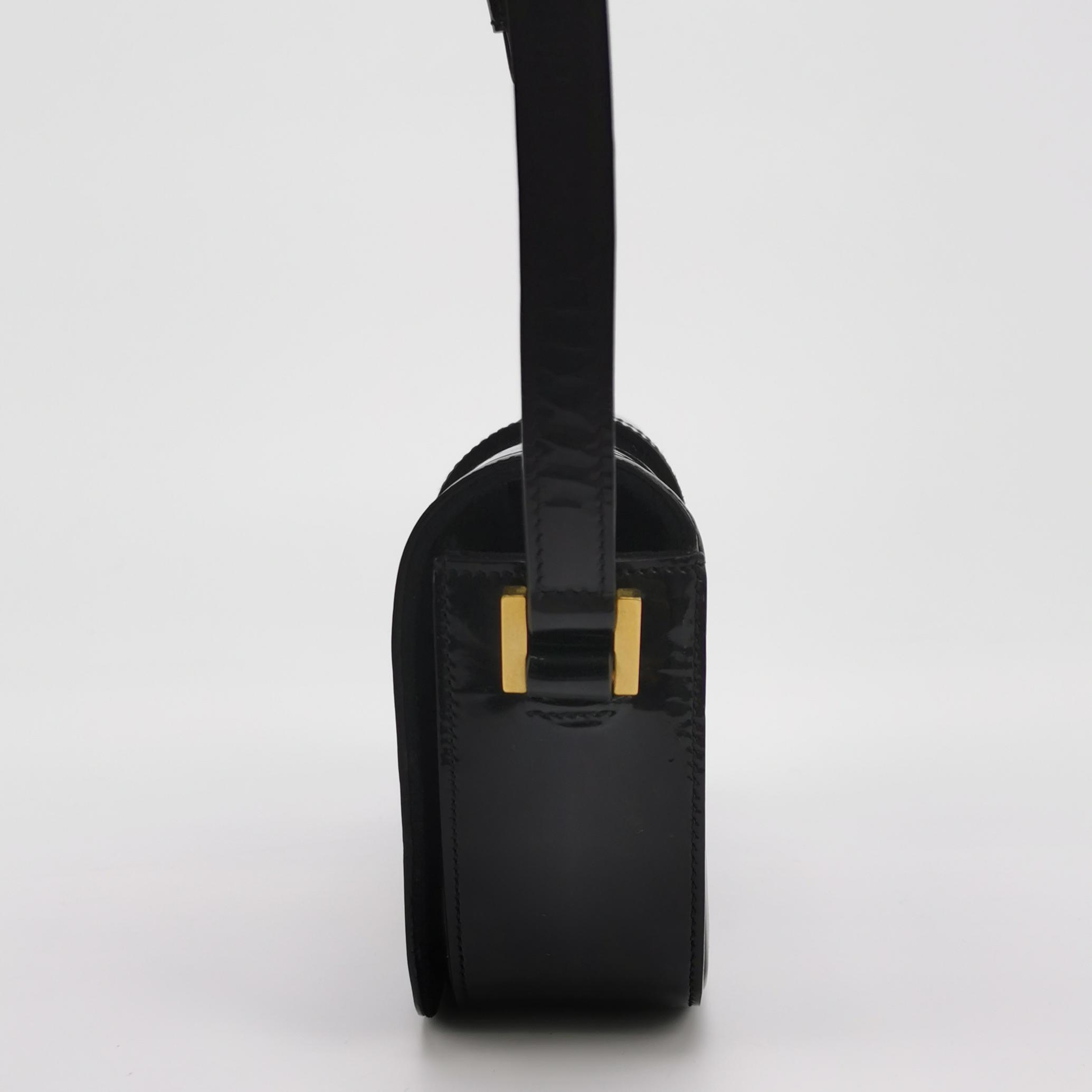 Saint Laurent Classic Monogram Universite Bag Patent Small — photo 5 of 15