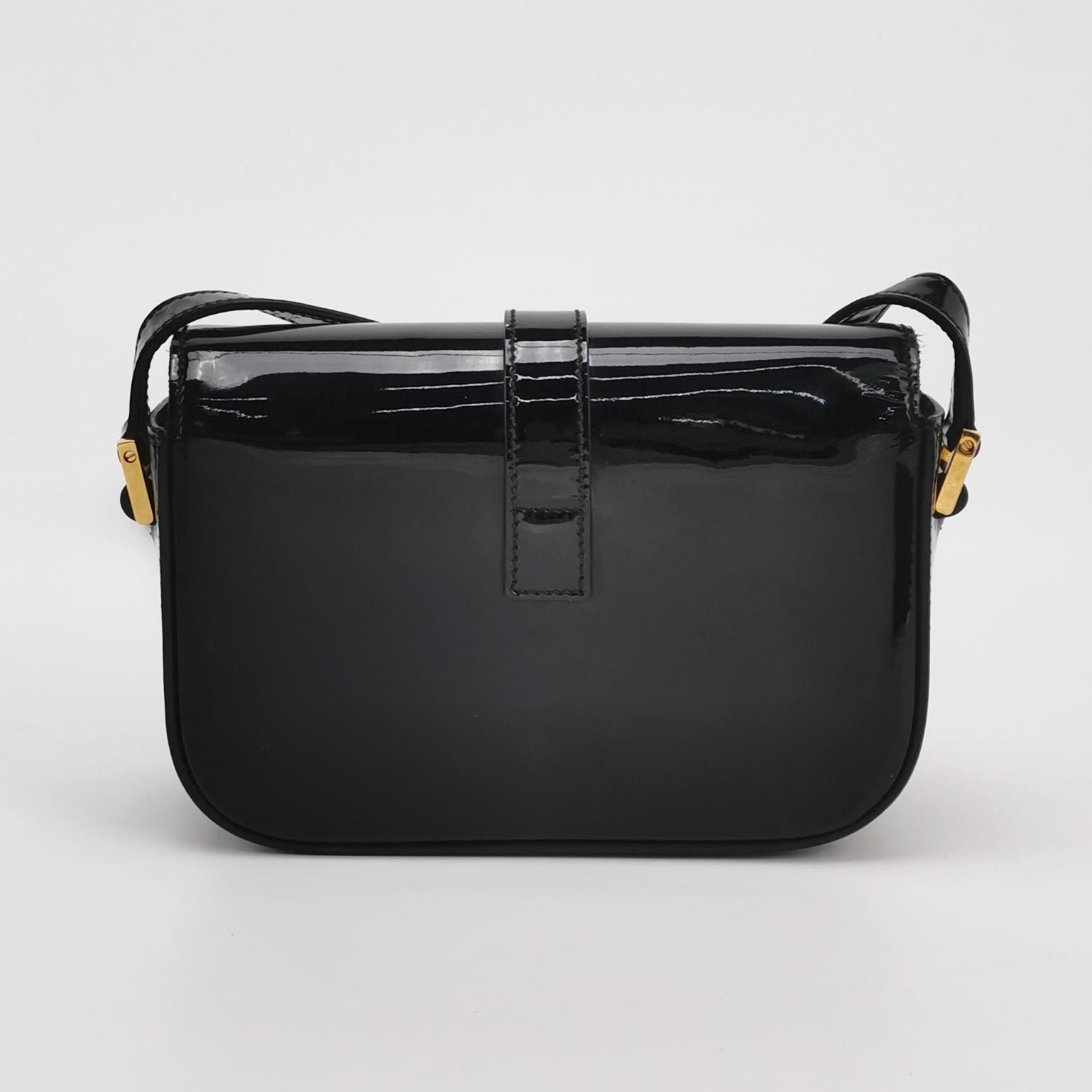Saint Laurent Classic Monogram Universite Bag Patent Small — photo 3 of 15
