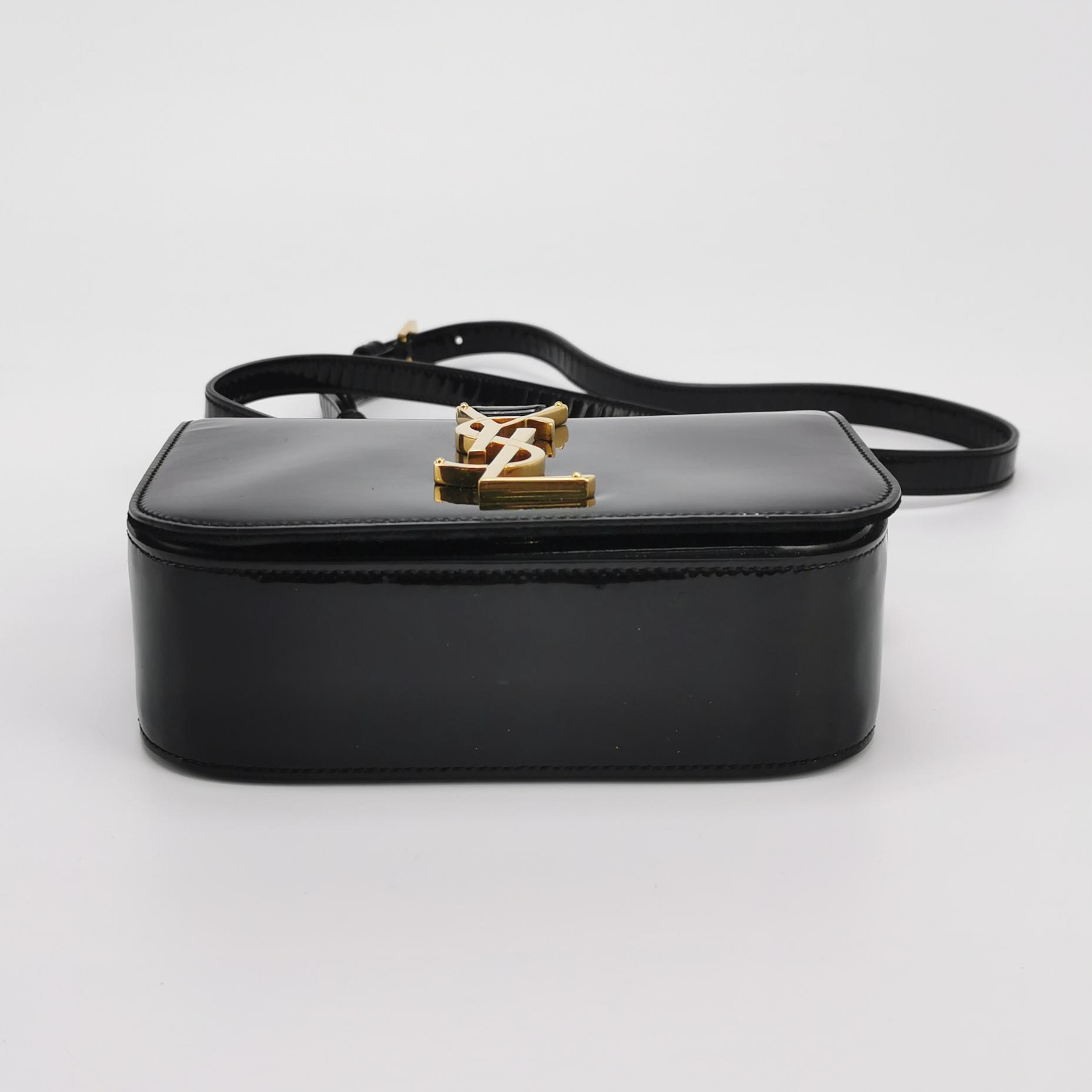 Saint Laurent Classic Monogram Universite Bag Patent Small — photo 6 of 15