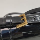 Saint Laurent Classic Monogram Universite Bag Patent Small — thumbnail 11