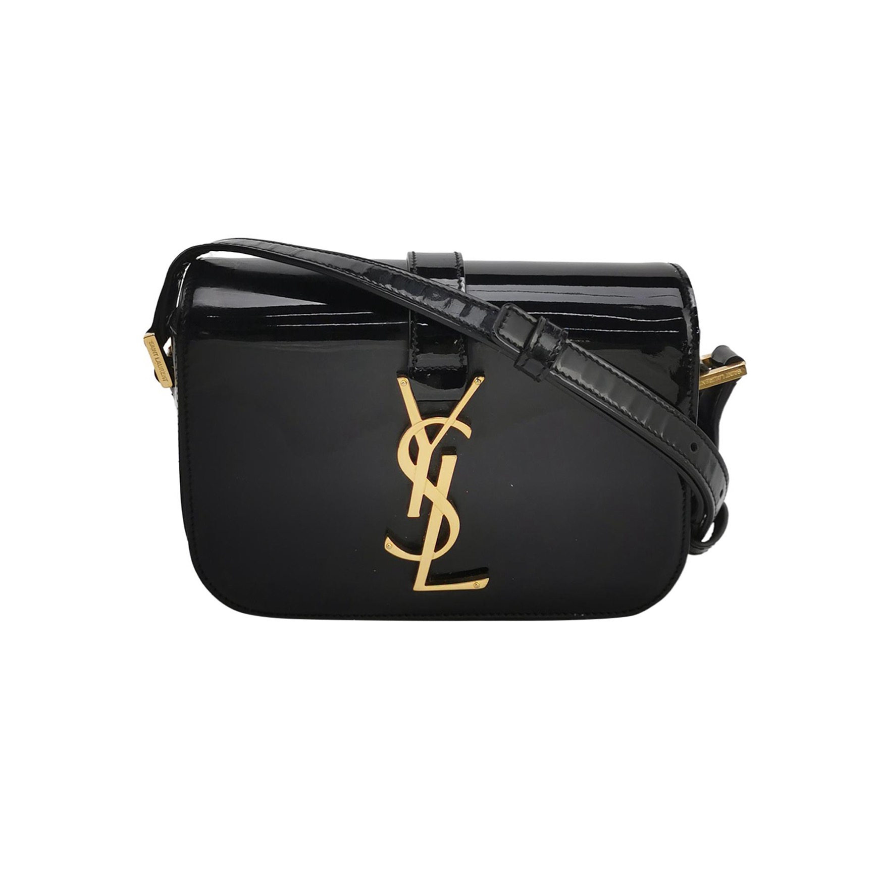Saint Laurent Classic Monogram Universite Bag Patent Small — photo 1 of 15