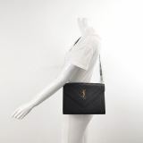 Saint Laurent Gaby Envelope Satchel Quilted Leather — thumbnail 2