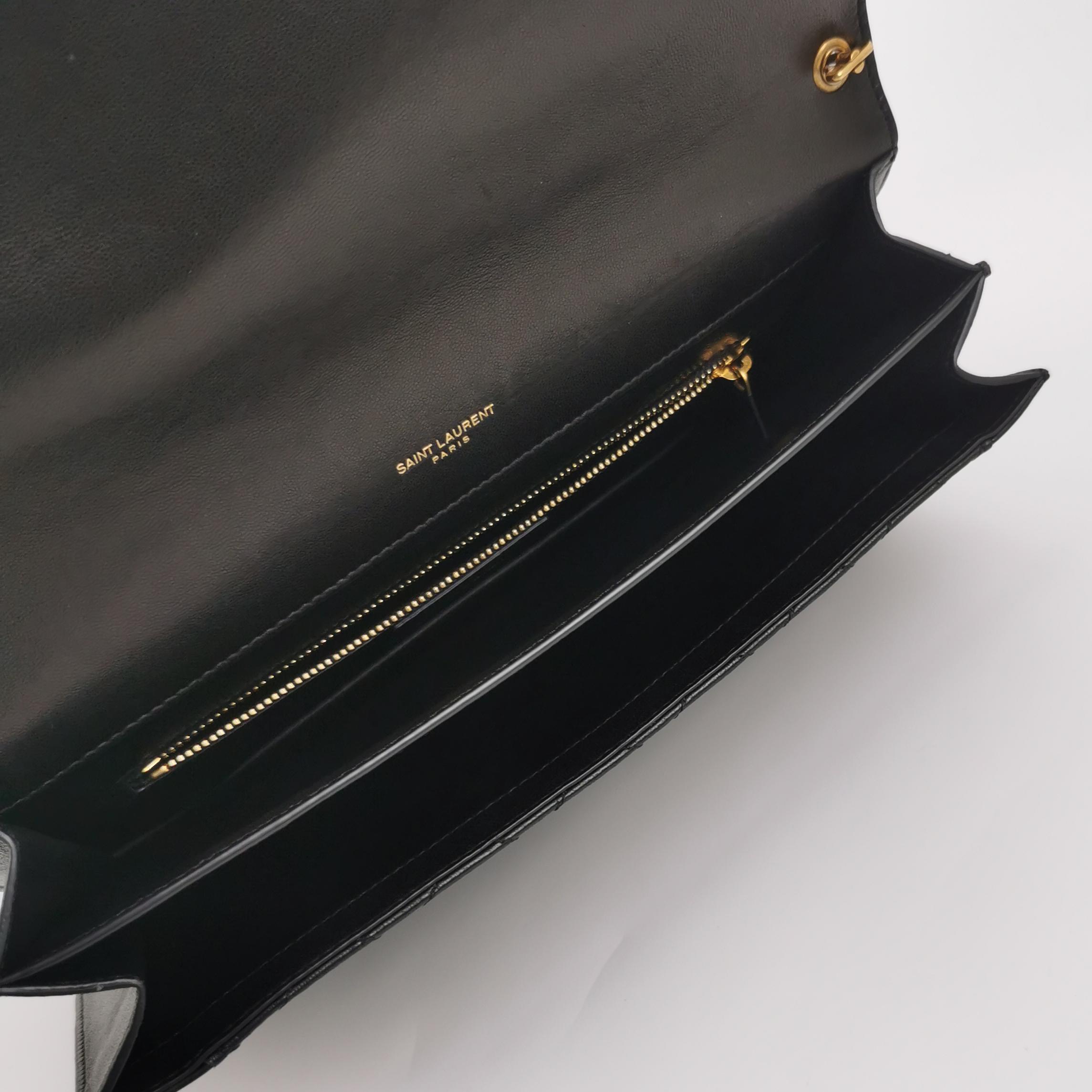 Saint Laurent Gaby Envelope Satchel Quilted Leather — photo 7 of 17