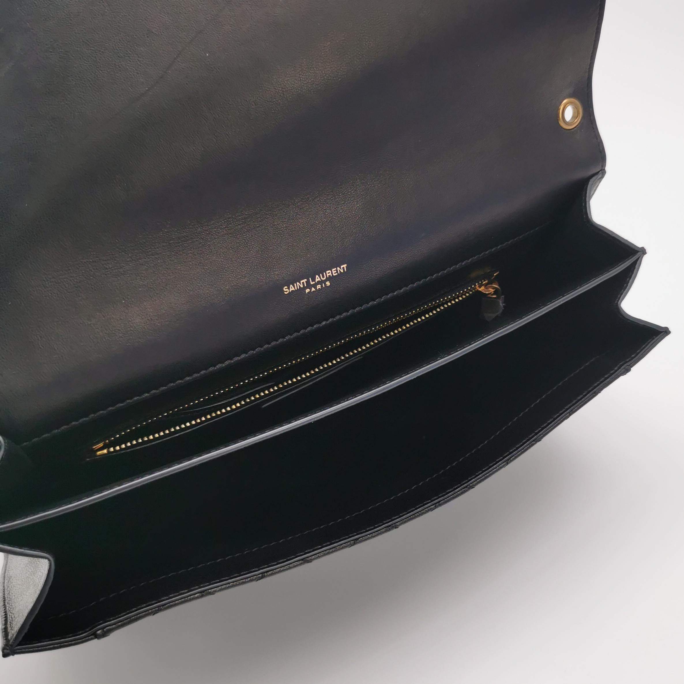 Saint Laurent Gaby Envelope Satchel Quilted Leather — photo 7 of 17