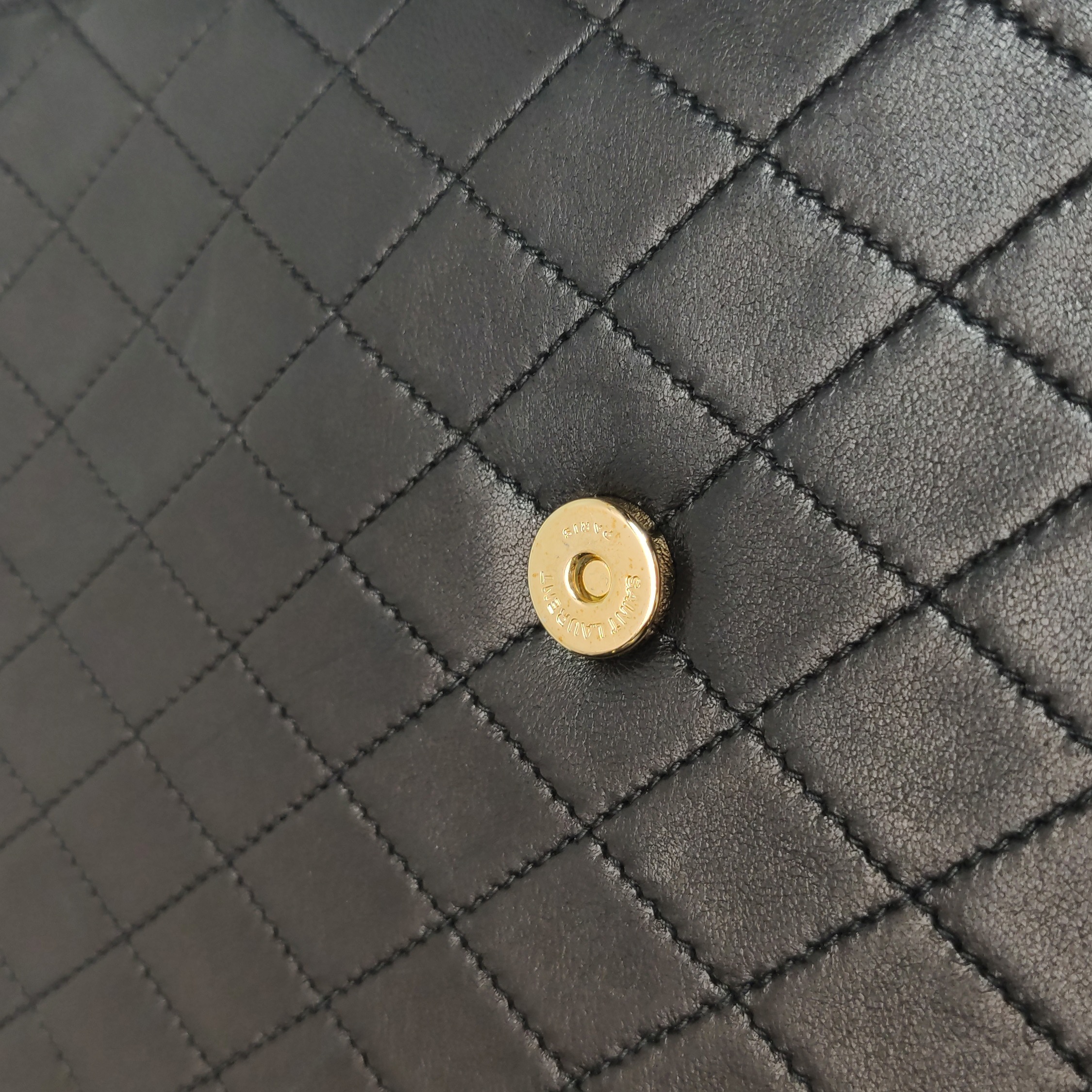 Saint Laurent Gaby Envelope Satchel Quilted Leather — photo 12 of 17